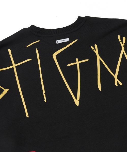 STIGMA(スティグマ)の「Doodle Oversized Crewneck Black(スウェット・メンズ・その他・MEDIUM)」の6枚目の写真