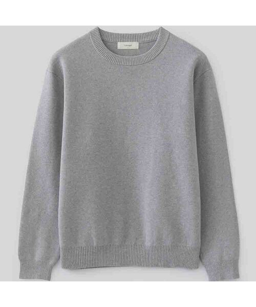 FABREGAT(ファブレガ)の「バードアイラウンドニット (9COLOR)(ニット/セーター・メンズ・アイボリー/ブラック/スカイブルー/チャコール/ベージュ/レンガ/ダークネイビー/ダークブラウン/ホワイト・2/3)」の2枚目の写真