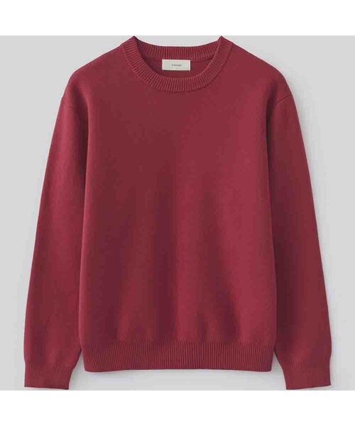 FABREGAT(ファブレガ)の「バードアイラウンドニット (9COLOR)(ニット/セーター・メンズ・アイボリー/ブラック/スカイブルー/チャコール/ベージュ/レンガ/ダークネイビー/ダークブラウン/ホワイト・2/3)」の9枚目の写真