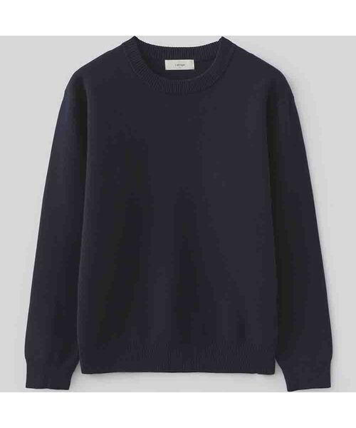 FABREGAT(ファブレガ)の「バードアイラウンドニット (9COLOR)(ニット/セーター・メンズ・アイボリー/ブラック/スカイブルー/チャコール/ベージュ/レンガ/ダークネイビー/ダークブラウン/ホワイト・2/3)」の8枚目の写真