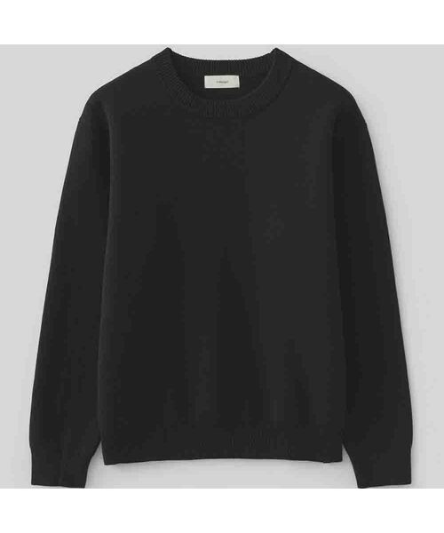 FABREGAT(ファブレガ)の「バードアイラウンドニット (9COLOR)(ニット/セーター・メンズ・アイボリー/ブラック/スカイブルー/チャコール/ベージュ/レンガ/ダークネイビー/ダークブラウン/ホワイト・2/3)」の3枚目の写真