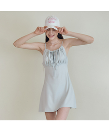 Salad bowls（サラダボール）の「SATIN MINI ONE PIECE [MINT]（ワンピース）」