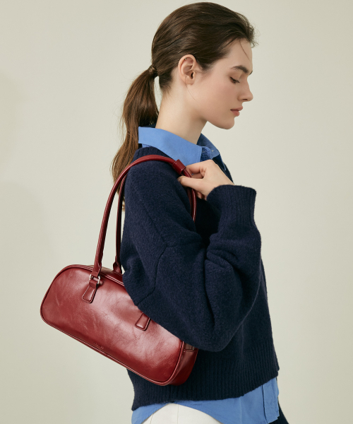 MCLANEE（マックラニー）の「エンティアショルダーバッグ（ショルダーバッグ・レディース・ブラック/アイボリー/レッド・ONE SIZE）」の4枚目の写真