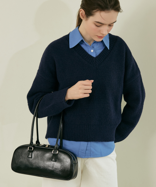 MCLANEE（マックラニー）の「エンティアショルダーバッグ（ショルダーバッグ・レディース・ブラック/アイボリー/レッド・ONE SIZE）」の7枚目の写真