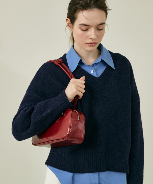 MCLANEE（マックラニー）の「エンティアショルダーバッグ（ショルダーバッグ・レディース・ブラック/アイボリー/レッド・ONE SIZE）」の13枚目の写真