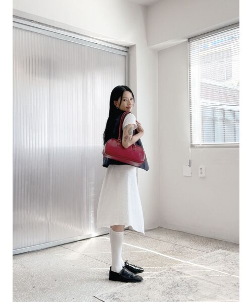 MCLANEE（マックラニー）の「エンティアショルダーバッグ（ショルダーバッグ・レディース・ブラック/アイボリー/レッド・ONE SIZE）」の18枚目の写真
