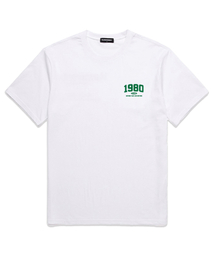 MINI 1980 オーバーサイズ 半袖Tシャツ (VS0050) ホワイト/グリーン