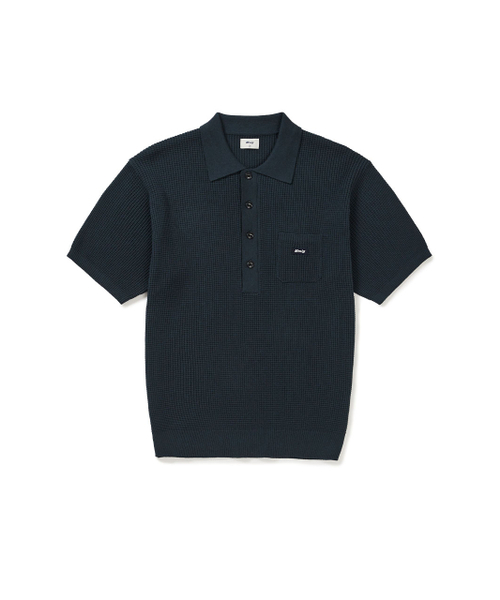 Mmlg — вязаный свитер WAFFLE STITCHED HF (navy)