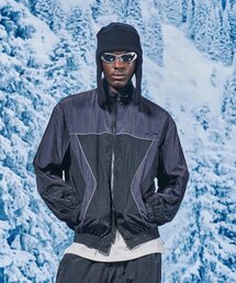 FDR（エフディーアール）の「Track Suit Windbreaker_Black/Charcoal（ナイロンジャケット）」