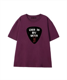 ディスマイキー 半袖Tシャツ ワイン