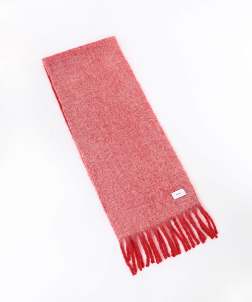 Narcissus（ナルシス）の「バイカラーマフラー（マフラー・レディース・ブラック/レッド/イエロー・FREE）」の13枚目の写真