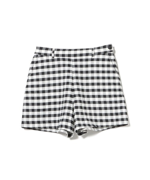 BEAMS GOLF（ビームスゴルフ）の「PURPLE LABEL / ビッグギンガムチェック ショートパンツ（その他パンツ・レディース・ブラック/ベージュ・SMALL/MEDIUM）」の17枚目の写真