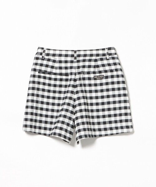 BEAMS GOLF（ビームスゴルフ）の「PURPLE LABEL / ビッグギンガムチェック ショートパンツ（その他パンツ・レディース・ブラック/ベージュ・SMALL/MEDIUM）」の19枚目の写真