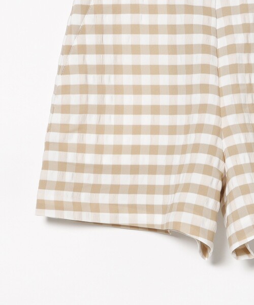 BEAMS GOLF（ビームスゴルフ）の「PURPLE LABEL / ビッグギンガムチェック ショートパンツ（その他パンツ・レディース・ブラック/ベージュ・SMALL/MEDIUM）」の12枚目の写真