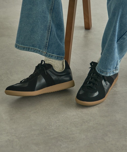GERMAN TRAINER(ジャーマントレーナー)の「【SETUP7】REPRODUCT MILITALY GERMAN TRAINER ジャーマントレーナー スニーカー(スニーカー・メンズ・ブラック/ブラック系その他2/ホワイト系その他2/ホワイト/ホワイト系その他3/グレー/ブラック系その他3・26/25/27/28/26cm/25cm/28cm/27cm)」の8枚目の写真