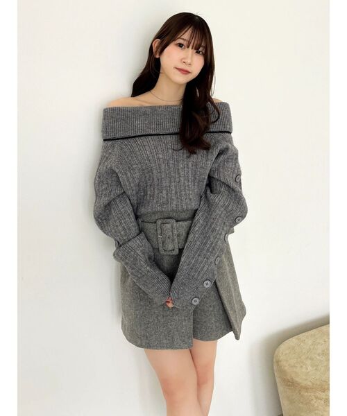 dazzlin（ダズリン）の「【久間田琳加コラボ】オフショルオーバー