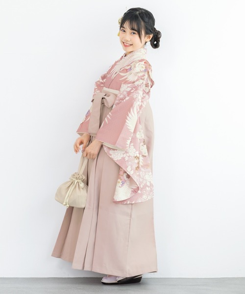SOUBIEN(ソウビエン)の「【floro by SOUBIEN】ハイジュニア袴4点セット(着物・襦袢・下帯・袴)(着物・キッズ・ターコイズブルー系/グリーン系/ホワイト系その他/レッド系/ピンクベージュ/ピンク系/ブルー系/ネイビー系/スモーキーグリーン系1・M/S/L/SS/LL)」の17枚目の写真