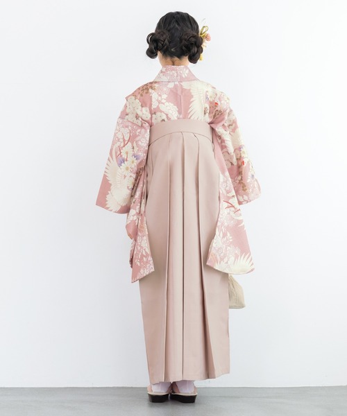 SOUBIEN(ソウビエン)の「【floro by SOUBIEN】ハイジュニア袴4点セット(着物・襦袢・下帯・袴)(着物・キッズ・ターコイズブルー系/グリーン系/ホワイト系その他/レッド系/ピンクベージュ/ピンク系/ブルー系/ネイビー系/スモーキーグリーン系1・M/S/L/SS/LL)」の18枚目の写真