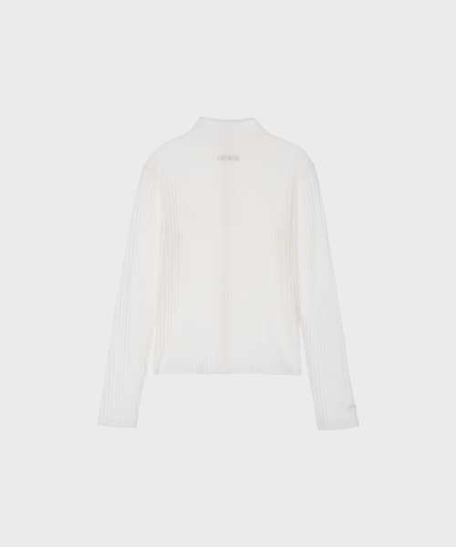 ALKI ALKA（アルキアルカ）の「High-neck Long Sleeve (Ivory)（Tシャツ/カットソー・レディース・アイボリー・FREE）」の7枚目の写真