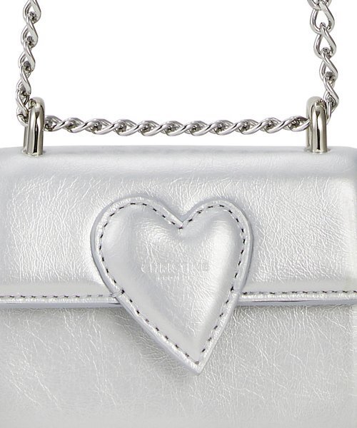 CHRISTINE PROJECT(クリスティンプロジェクト)の「TWIST HEART MICRO BAG(SILVER GLASS)(メッセンジャーバッグ・レディース・その他・FREE)」の15枚目の写真