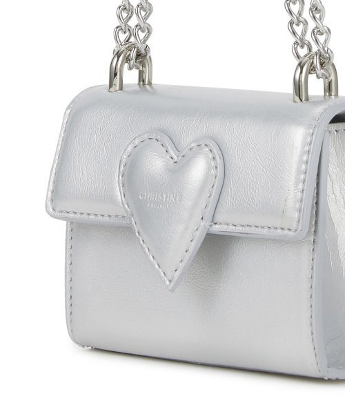 CHRISTINE PROJECT(クリスティンプロジェクト)の「TWIST HEART MICRO BAG(SILVER GLASS)(メッセンジャーバッグ・レディース・その他・FREE)」の16枚目の写真