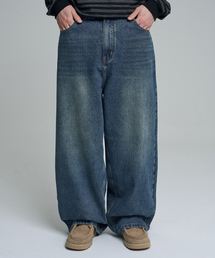 MOOVN（ムブン）の「ヴィンテージサンドワイドデニムパンツミディアムブルー（デニムパンツ）」