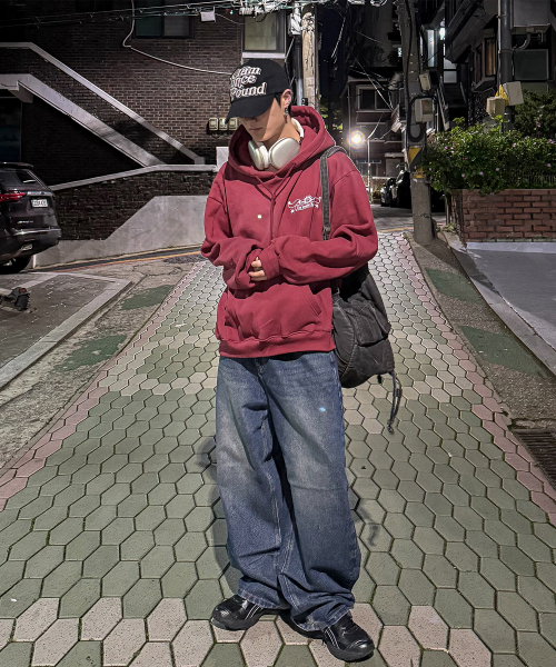 MOOVN(ムブン)の「ヴィンテージサンドワイドデニムパンツミディアムブルー(デニムパンツ・メンズ・ブルー・SMALL/MEDIUM/LARGE)」の4枚目の写真
