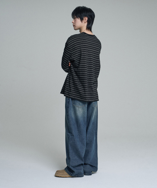 MOOVN(ムブン)の「ヴィンテージサンドワイドデニムパンツミディアムブルー(デニムパンツ・メンズ・ブルー・SMALL/MEDIUM/LARGE)」の9枚目の写真