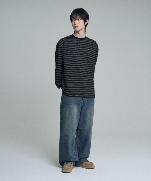 MOOVN(ムブン)の「ヴィンテージサンドワイドデニムパンツミディアムブルー(デニムパンツ・メンズ・ブルー・SMALL/MEDIUM/LARGE)」の11枚目の写真