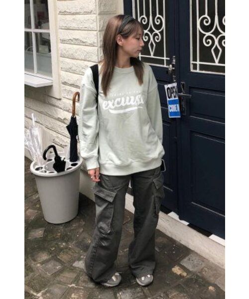 EXCURSE(エクスカース)の「ECプレミアムオーバーサイズスウェットシャツミント(スウェット・レディース・その他・MEDIUM/LARGE/X-LARGE)」の5枚目の写真