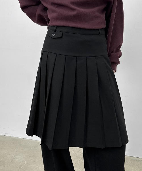 BLACKUP（ブラックアップ）の「[MADE] ウィゲルプリーツミディスカート（スカート・レディース・ブラック/チャコール・MEDIUM/SMALL）」の10枚目の写真