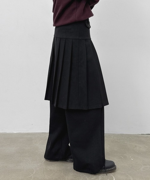 BLACKUP（ブラックアップ）の「[MADE] ウィゲルプリーツミディスカート（スカート・レディース・ブラック/チャコール・MEDIUM/SMALL）」の9枚目の写真