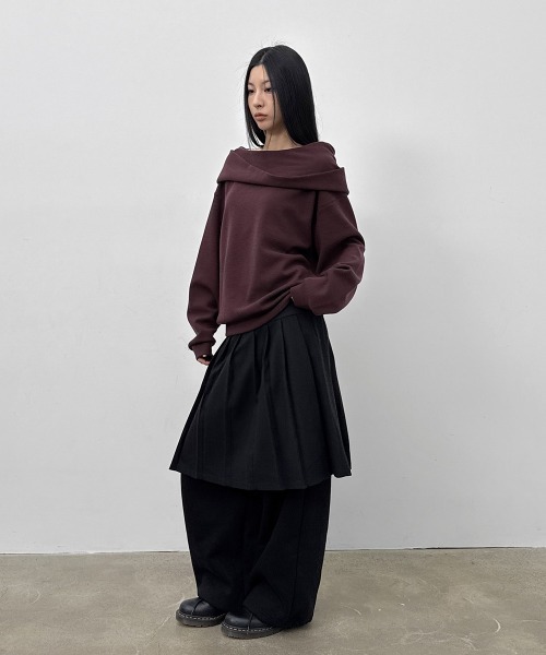 BLACKUP（ブラックアップ）の「[MADE] ウィゲルプリーツミディスカート（スカート・レディース・ブラック/チャコール・MEDIUM/SMALL）」の15枚目の写真