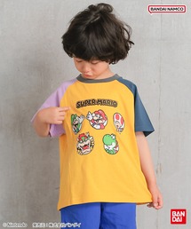 【スーパーマリオ】別注マルチカラープリントＴシャツ