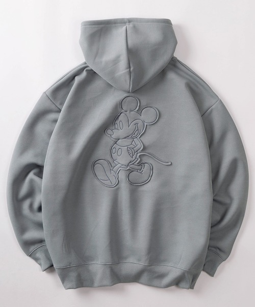 chiiiibag ミッキーマウス パーカー グレー セール】【71】【Disney/ディズニー】ミッキーマウス リップル