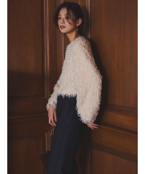 anuans（アニュアンス）の「スリムフィットストレートデニム（デニムパンツ・レディース・インディゴブルー/モカ・0/1/2）」の21枚目の写真