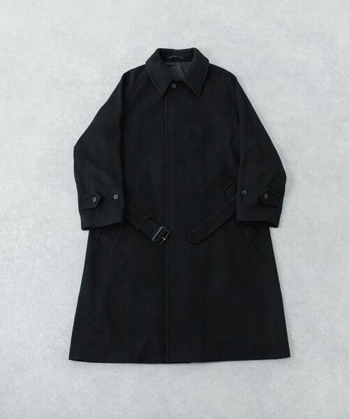 URBAN RESEARCH(アーバンリサーチ)の「WOOL BEAVER BELTED COAT(ステンカラーコート・メンズ・モカ/ブラック/ブラウン・MEDIUM/LARGE)」の12枚目の写真