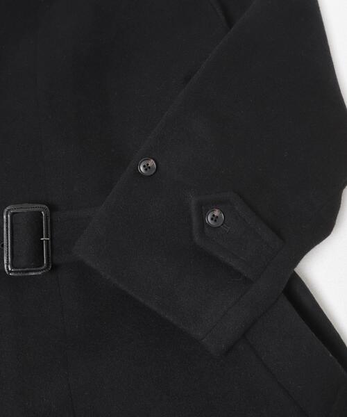 URBAN RESEARCH(アーバンリサーチ)の「WOOL BEAVER BELTED COAT(ステンカラーコート・メンズ・モカ/ブラック/ブラウン・MEDIUM/LARGE)」の14枚目の写真