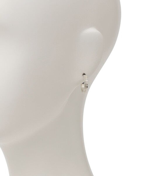 SHIPS（シップス）の「SHIPS Primary Navy Label:PATTERN HOOP PIERCE（ピアス（両耳用）・レディース・シルバー・ONE SIZE）」の3枚目の写真