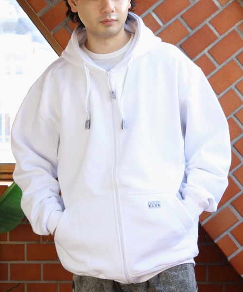 PRO CLUB (プロクラブ)の「PROCLUB zipフーディー13オンス裏起毛(パーカー・メンズ・ブラック/グレー/ホワイト・X-LARGE/XX-LARGE/MEDIUM/LARGE)」の5枚目の写真