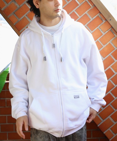 PRO CLUB (プロクラブ)の「PROCLUB zipフーディー13オンス裏起毛(パーカー・メンズ・ブラック/グレー/ホワイト・X-LARGE/XX-LARGE/MEDIUM/LARGE)」の7枚目の写真