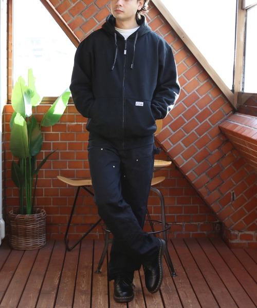 PRO CLUB (プロクラブ)の「PROCLUB zipフーディー13オンス裏起毛(パーカー・メンズ・ブラック/グレー/ホワイト・X-LARGE/XX-LARGE/MEDIUM/LARGE)」の22枚目の写真