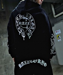 SILVER BULLET（シルバーバレット）の「『RAZZIS/ラズイズ』ドロッピングサークルロゴ刺繍長袖ジップアップパーカー（パーカー）」