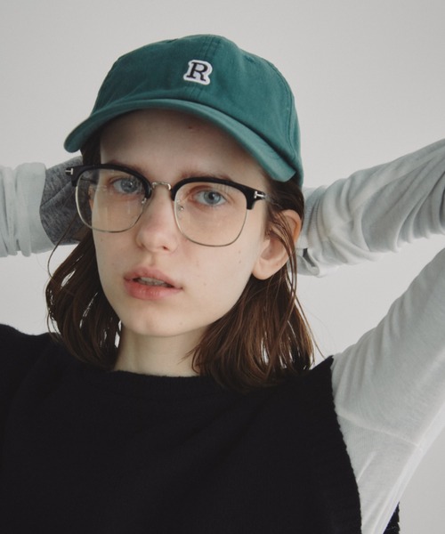 Auntie Rosa Holiday(アンティローザホリデー)の「RロゴCAP(キャップ・レディース・グレー/グリーン・FREE)」の1枚目の写真