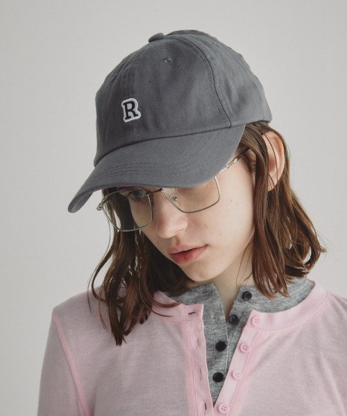 Auntie Rosa Holiday(アンティローザホリデー)の「RロゴCAP(キャップ・レディース・グレー/グリーン・FREE)」の6枚目の写真
