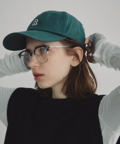 Auntie Rosa Holiday(アンティローザホリデー)の「RロゴCAP(キャップ・レディース・グレー/グリーン・FREE)」の4枚目の写真