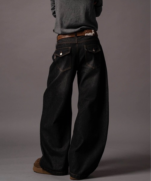パンツ CIVVY.Double Pocket Wide denim Pants Double Pocket Wide denim Pants - ダブルポケットワイドデニムパンツ