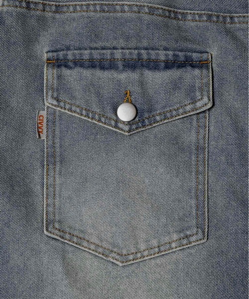 Double Pocket Wide denim Pants - ダブルポケットワイドデニムパンツ