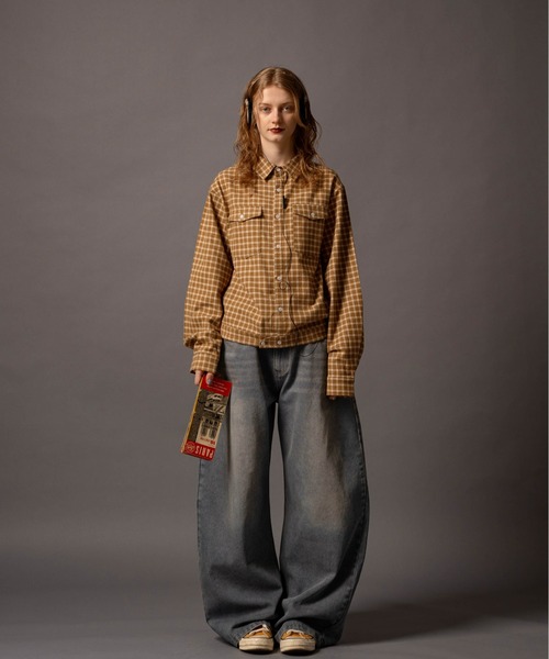 CIVVY.(シヴィ―)の「Double Pocket Wide denim Pants - ダブルポケットワイドデニムパンツ -(デニムパンツ・メンズ・ブルー/ブラック・LARGE/MEDIUM/SMALL)」の20枚目の写真
