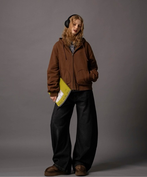 Double Pocket Wide denim Pants - ダブルポケットワイドデニムパンツ